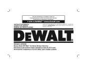 Dewalt DCH253B Instruction Manual