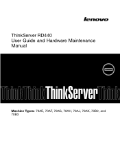 Lenovo ThinkServer RD440 (English) User Guide and Hardware Maintenance Manual