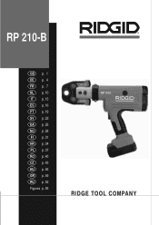 Ridgid RP 210-B User Guide
