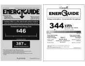 Whirlpool WRT106TFDB Energy Guide