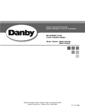 Danby DMW111 Product Manual