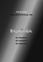 Insignia NS-39E480A13 User Manual (Spanish)