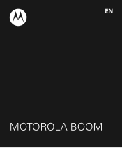 Motorola BOOM User Guide - BOOM