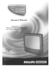 Philips CCA255AT98 User manual
