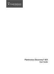 Plantronics DISCOVERY 925 User Guide