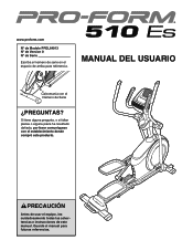 ProForm 510 Es Elliptical Gesp Manual