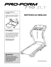 ProForm 710 Zlt Treadmill Polish Manual