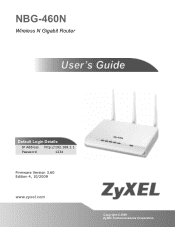 ZyXEL NBG-460N User Guide