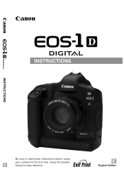 Canon EOS-1D X EOS-1D Instructions
