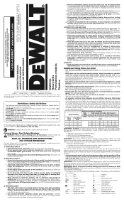 Dewalt DWE1014 Instruction Manual