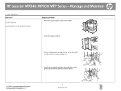 HP LaserJet M9040/M9050 HP LaserJet M9040/M9050 MFP  -  Job Aid - Replace/Load