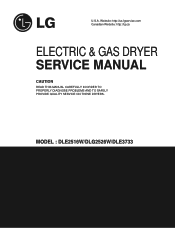 LG DLE2516W Service Manual