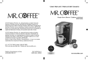 Mr. Coffee BVMC-KG6-001 User Manual