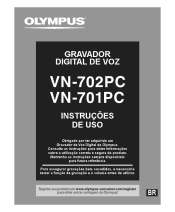 Olympus VN-701PC VN-701PC Instru败s de Uso (Portugu鱠? Brazilian)