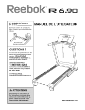 Reebok R 6.90 Treadmill Canadian French Manual