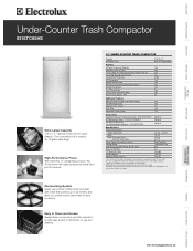 Electrolux EI15TC65HS Product Specifications Sheet (English)