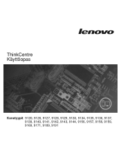 Lenovo ThinkCentre A61 (Finnish) User guide