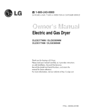 LG DLG8388NM Owners Manual