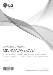 LG LMV2031SS Owners Manual