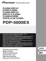 Pioneer PDP-5000EX User Manual