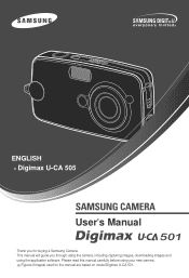 Samsung U-CA 505 User Manual