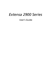 Acer Extensa 2900 User Manual