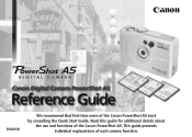 Canon PowerShot A5 Zoom Reference Guide