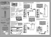 Insignia NS-46E481A13 Quick Setup Guide (English)