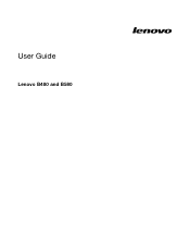 Lenovo B580 Laptop Lenovo B480 and B580 User Guide