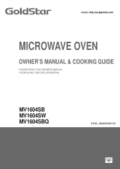 LG MV1604SB Owner's Manual