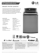 LG WT5680HVA Specification - English