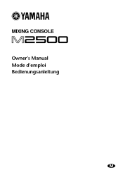 Yamaha M2500 Owner's Manual