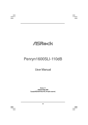 ASRock Penryn1600SLI-110dB User Manual