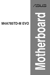Asus M4A785TD-M User Manual