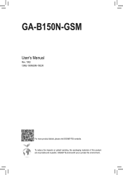 Gigabyte GA-B150N-GSM User Manual