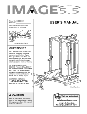 Image Fitness 5.5 Bench English Manual