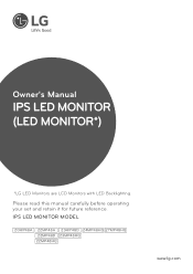 LG 24MP48HQ-P Owners Manual