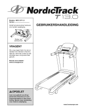 NordicTrack T 13.0 Treadmill Dutch Manual
