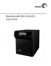Seagate ST380005SHA10G-RK BlackArmor NAS 440/420 User Guide