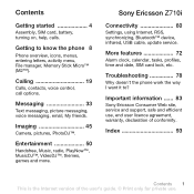 Sony Ericsson Z710i User Guide