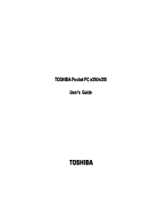 Toshiba PD350U-0002R User Guide