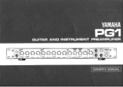 Yamaha PG1 Owner's Manual (image)