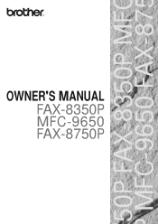 Brother International MFC 9650 Owners Manual