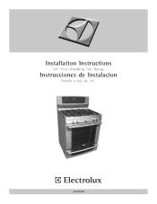 Electrolux EW30GF65GB Installation Instructions
