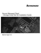 Lenovo Secure Managed Client (English) Rail Kit Installation guide