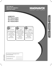 Magnavox 42MF237S User manual,  English (US)