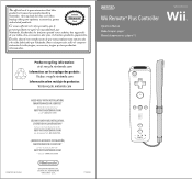 Nintendo WII REMOTE Operation Manual
