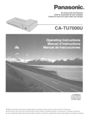 Panasonic CATU7000U CATU7000U User Guide