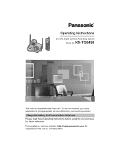 Panasonic KXTG5456S 5.8g 1.4colorlcd 1hs