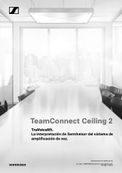 Sennheiser TeamConnect Ceiling 2 TeamConnect Ceiling 2 - TruVoicelift. La interpretacion de Sennheiser del sistema de amplificacion de voz. PDF